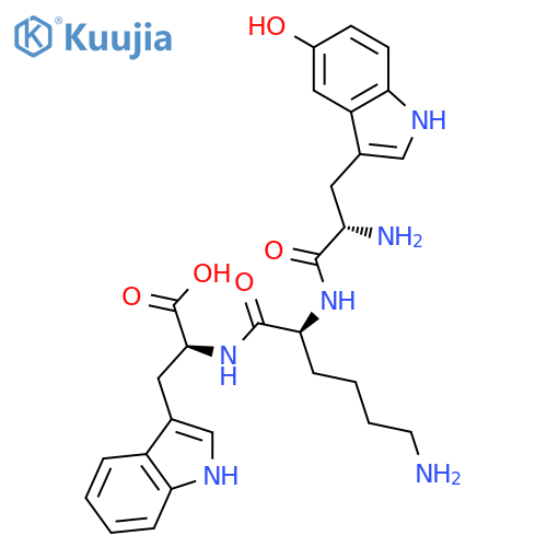 L-TRYPTOPHAN, 5-HYDROXY-L-TRYPTOPHYL-L-LYSYL- structure
