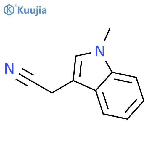 2-(1-Methyl-1H-indol-3-yl)acetonitrile structure