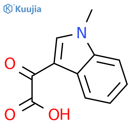 2-(1-methyl-1H-indol-3-yl)-2-oxoacetic acid structure