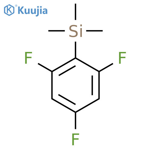 SILANE, TRIMETHYL(2,4,6-TRIFLUOROPHENYL)- structure