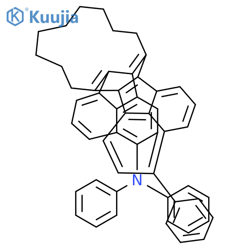 7,14-Nonanoacenaphtho[1,2-k]fluoranthen-3-amine, N,N,10-triphenyl- structure