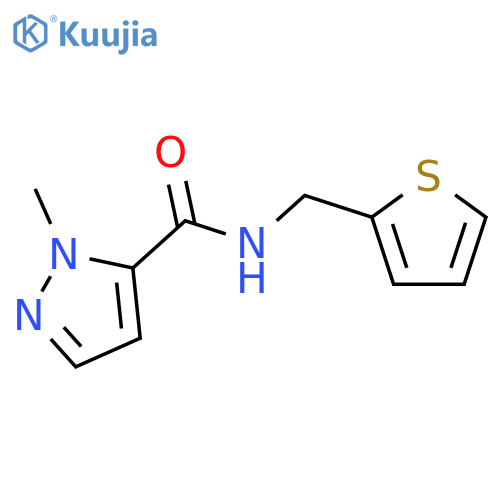 1-methyl-N-(thiophen-2-yl)methyl-1H-pyrazole-5-carboxamide structure