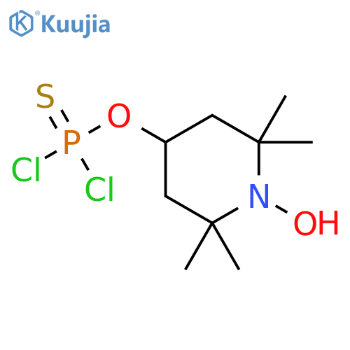 1-Piperidinyloxy, 4-[(dichlorophosphinothioyl)oxy]-2,2,6,6-tetramethyl- structure