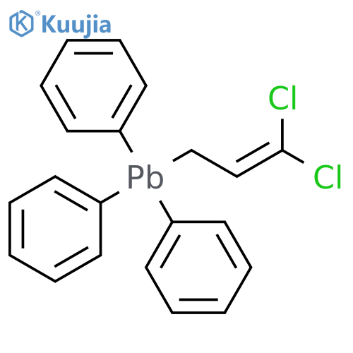 Plumbane, (3,3-dichloro-2-propenyl)triphenyl- structure