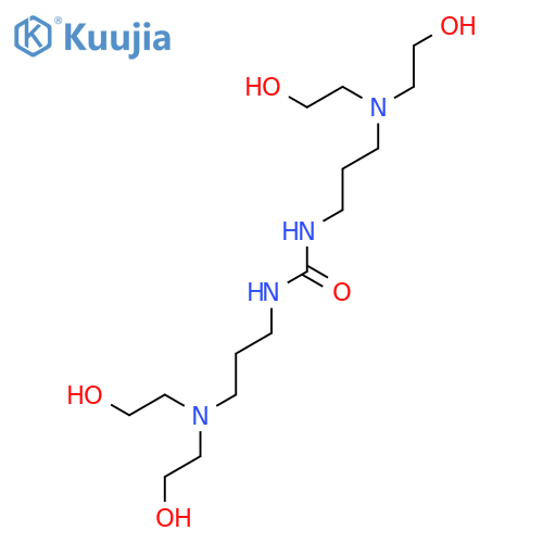 Urea, N,N'-bis[3-[bis(2-hydroxyethyl)amino]propyl]- structure