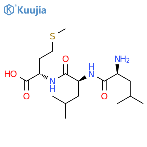 L-Methionine, L-leucyl-L-leucyl- structure