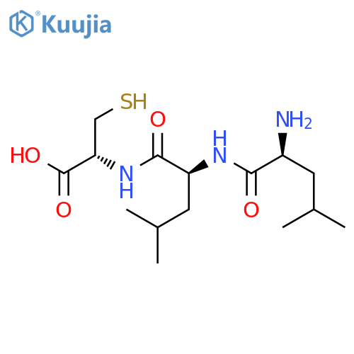 L-CYSTEINE, L-LEUCYL-L-LEUCYL- structure