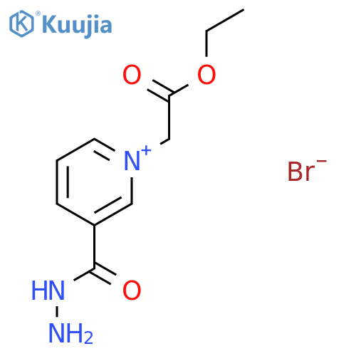 PYRIDINIUM, 1-(2-ETHOXY-2-OXOETHYL)-3-(HYDRAZINOCARBONYL)-, BROMIDE structure