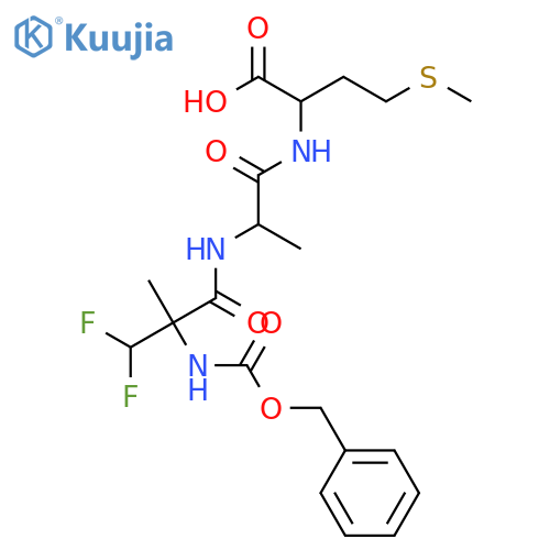 L-Methionine,3,3-difluoro-2-methyl-N-[(phenylmethoxy)carbonyl]alanyl-L-alanyl- structure