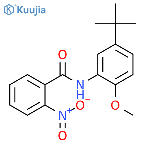 N-(5-tert-butyl-2-methoxyphenyl)-2-nitrobenzamide structure