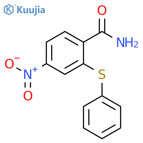 Benzamide, 4-nitro-2-(phenylthio)- structure