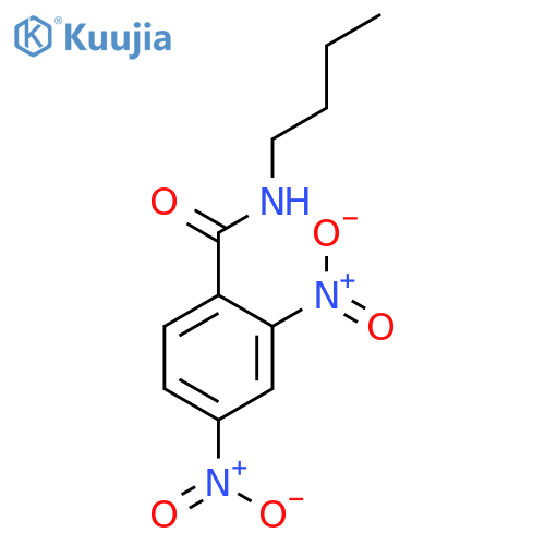Benzamide, N-butyl-2,4-dinitro- structure