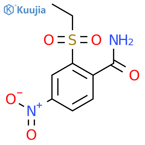 Benzamide, 2-(ethylsulfonyl)-4-nitro- structure