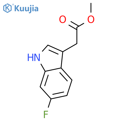 Methyl 6-Fluoroindole-3-acetate structure
