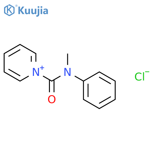 Pyridinium, 1-[(methylphenylamino)carbonyl]-, chloride structure