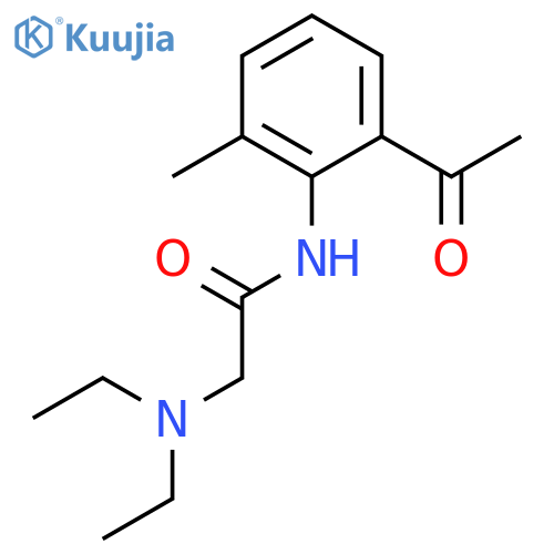 Acetamide, N-(2-acetyl-6-methylphenyl)-2-(diethylamino)- structure