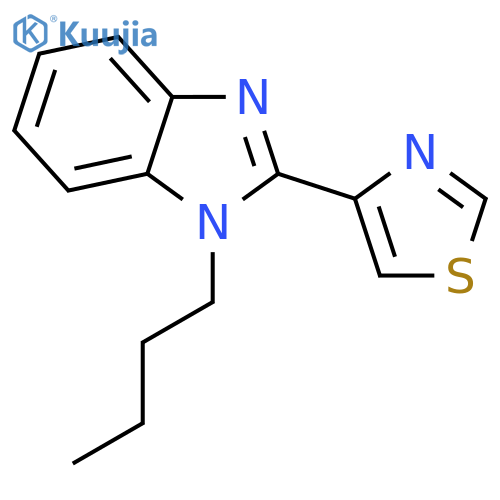 1H-Benzimidazole, 1-butyl-2-(4-thiazolyl)- structure