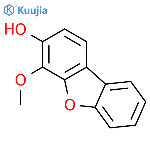 3-Dibenzofuranol, 4-methoxy- structure