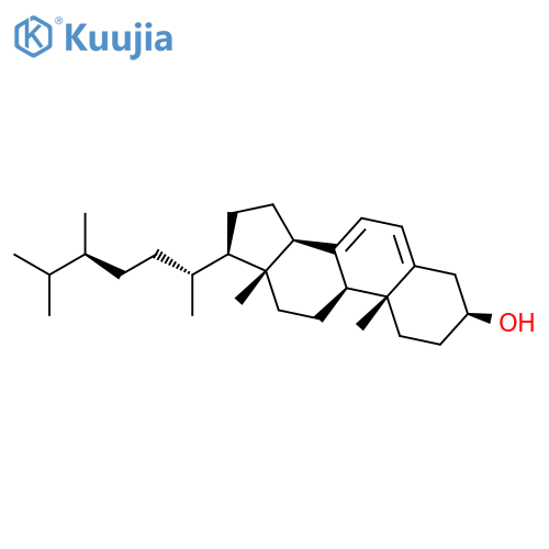 Ergosta-5,7-dien-3-ol,(3b)- structure