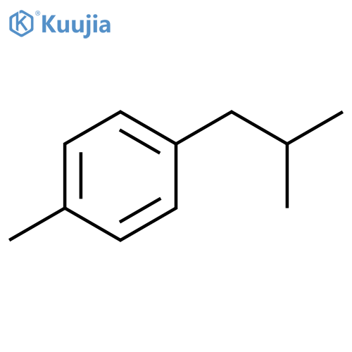 1-methyl-4-(2-methylpropyl)benzene structure