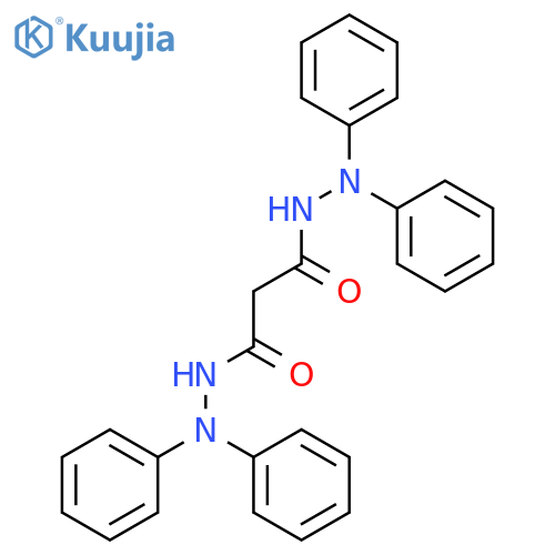 PROPANEDIOIC ACID, BIS(2,2-DIPHENYLHYDRAZIDE) structure