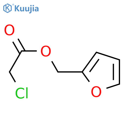 (furan-2-yl)methyl 2-chloroacetate structure
