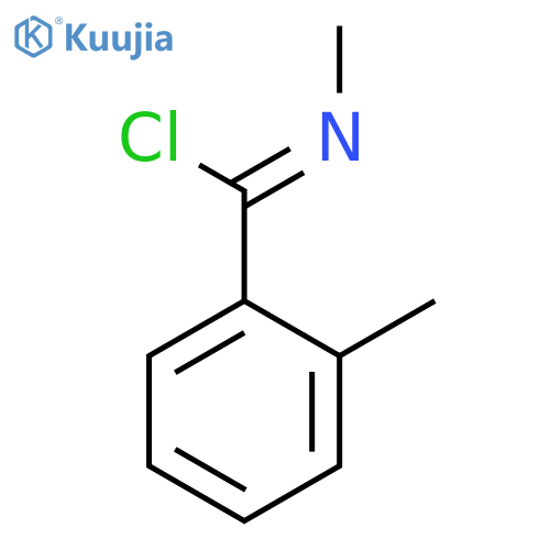 Benzenecarboximidoyl chloride, N,2-dimethyl- structure