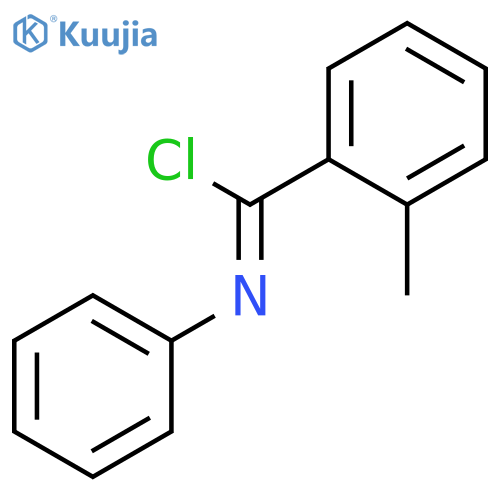 BENZENECARBOXIMIDOYL CHLORIDE, 2-METHYL-N-PHENYL- structure
