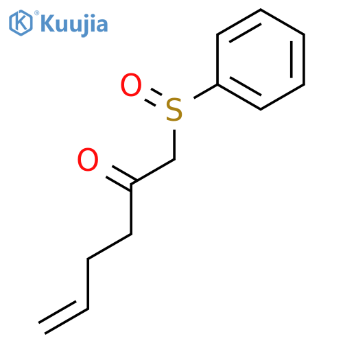 5-HEXEN-2-ONE, 1-(PHENYLSULFINYL)- structure