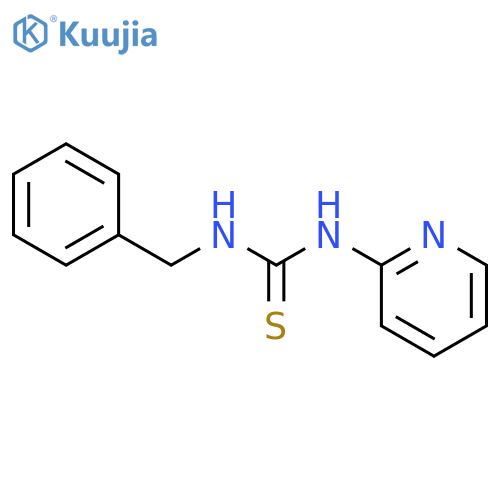 Thiourea, N-(phenylmethyl)-N'-2-pyridinyl- structure