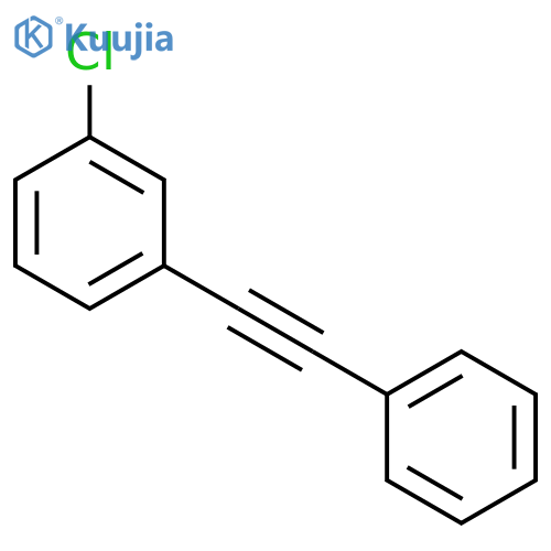 1-chloro-3-(2-phenylethynyl)benzene structure