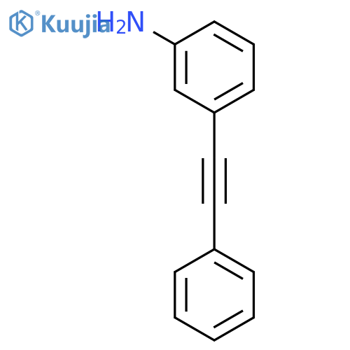 3-(2-phenylethynyl)aniline structure