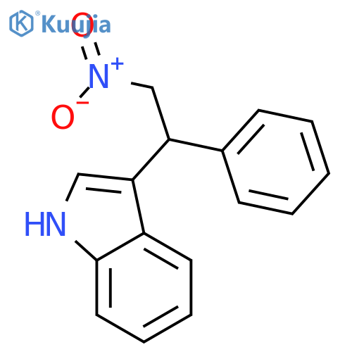 3-(2-nitro-1-phenylethyl)-1H-indole structure