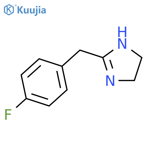 1H-Imidazole, 2-[(4-fluorophenyl)methyl]-4,5-dihydro- structure
