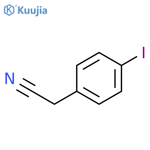 2-(4-iodophenyl)acetonitrile structure