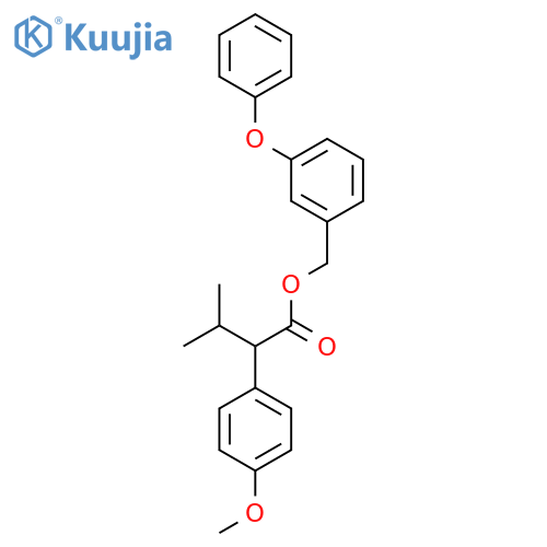 (3-Phenoxyphenyl)methyl 2-(4-methoxyphenyl)-3-methylbutanoate structure