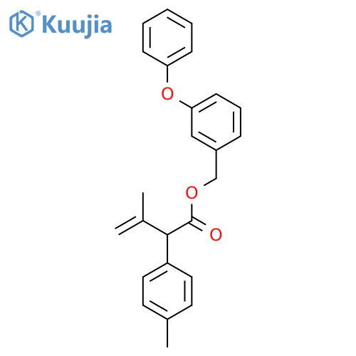 (3-Phenoxyphenyl)methyl 3-methyl-2-(4-methylphenyl)but-3-enoate structure