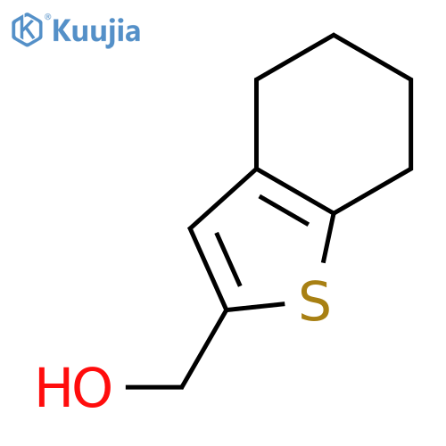(4,5,6,7-tetrahydro-1-benzothiophen-2-yl)methanol structure