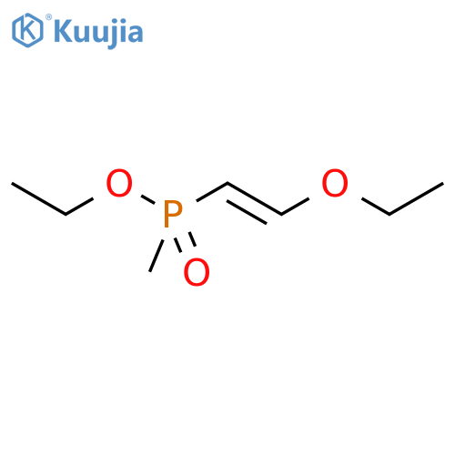 PHOSPHINIC ACID, (2-ETHOXYETHENYL)METHYL-, ETHYL ESTER structure