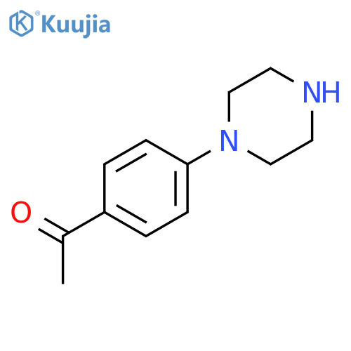 4-Piperazinoacetophenone structure