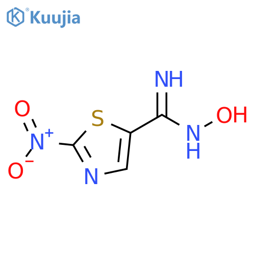 5-Thiazolecarboximidamide, N-hydroxy-2-nitro- structure
