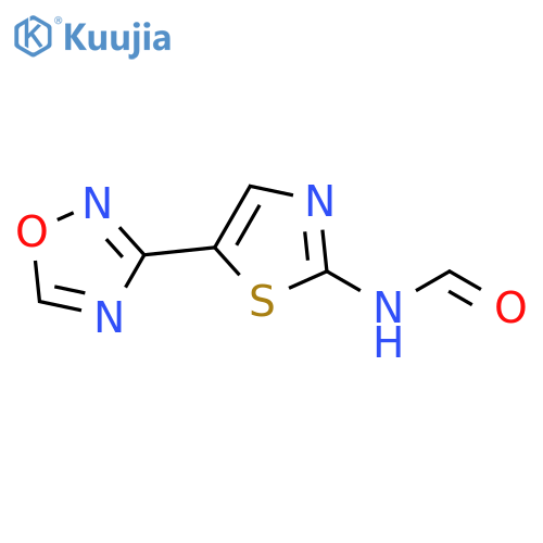 Formamide, N-[5-(1,2,4-oxadiazol-3-yl)-2-thiazolyl]- structure