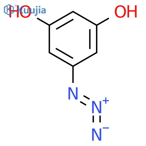 1,3-BENZENEDIOL, 5-AZIDO- structure