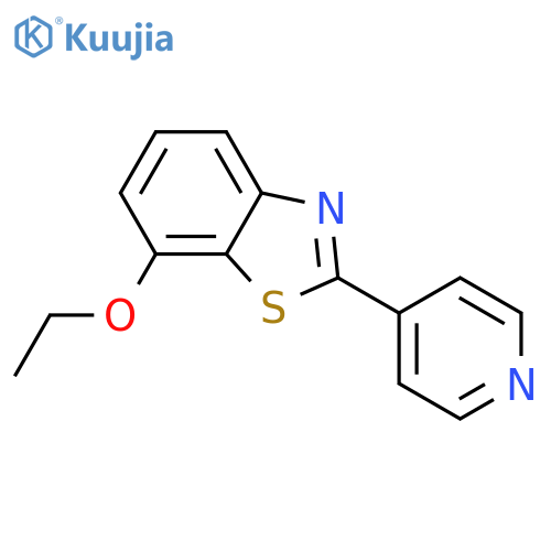 Benzothiazole, 7-ethoxy-2-(4-pyridinyl)- structure