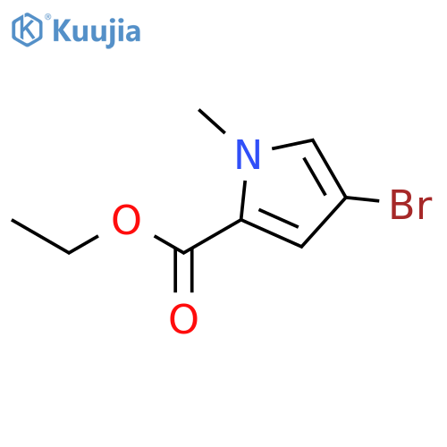 4-Bromo-1-methyl-1H-pyrrole-2-carboxylate Ethyl Ester structure