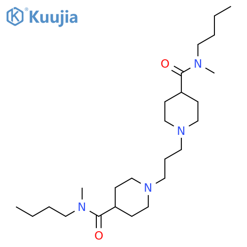 4-Piperidinecarboxamide, 1,1'-(1,3-propanediyl)bis[N-butyl-N-methyl- structure