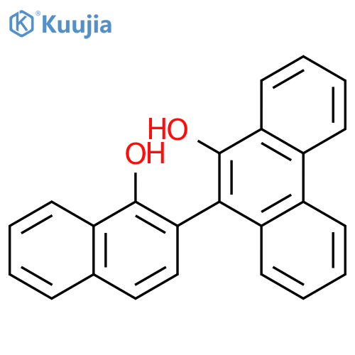 9-Phenanthrenol, 10-(1-hydroxy-2-naphthalenyl)- structure
