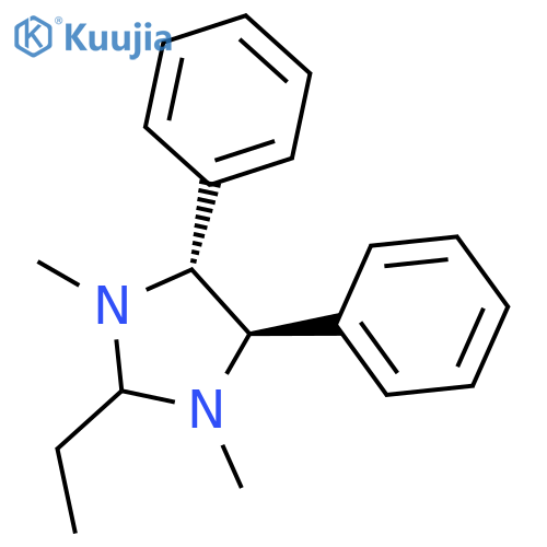 Imidazolidine, 2-ethyl-1,3-dimethyl-4,5-diphenyl-, (4R,5R)- structure