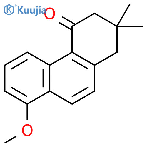 4(1H)-PHENANTHRENONE, 2,3-DIHYDRO-8-METHOXY-2,2-DIMETHYL- structure