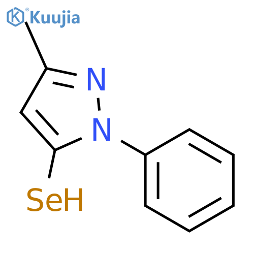 1H-Pyrazole-5-selenol, 3-methyl-1-phenyl- structure
